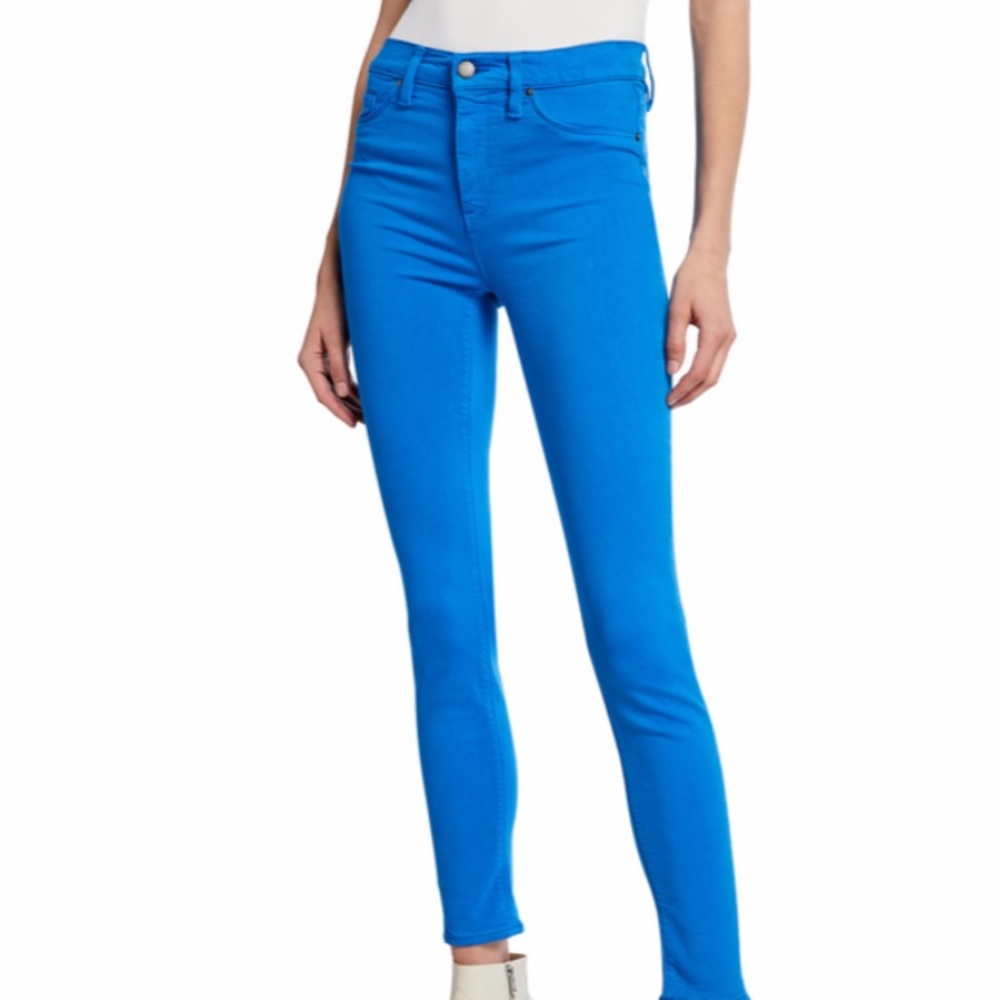 Hudson Barbara High Rise Super Skinny Ankle Jeans